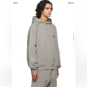 Essentials FOG heather grey hoodie